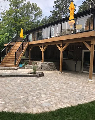 Finished Backyard Deck